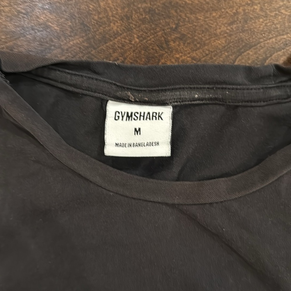 Gymshark Black Tee with Camo Logo - Picture 2 of 5